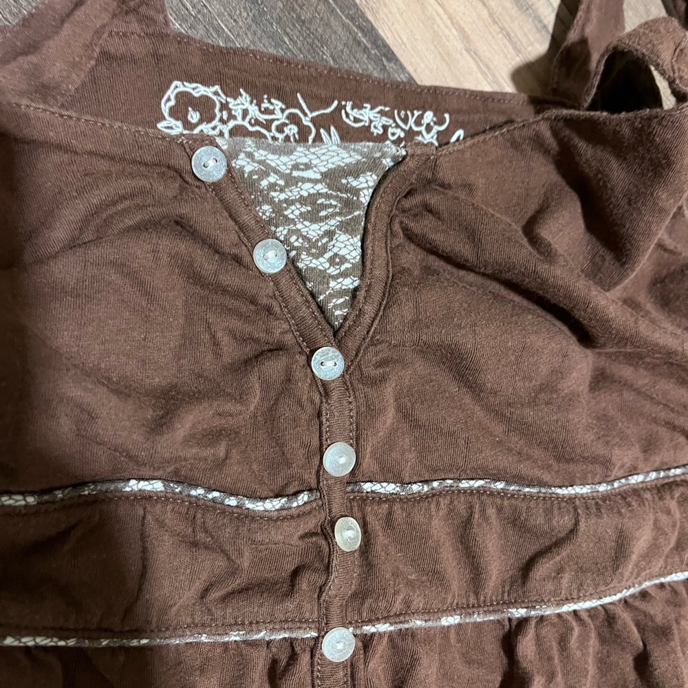 Vintage Brown Tank Top - Picture 2 of 4